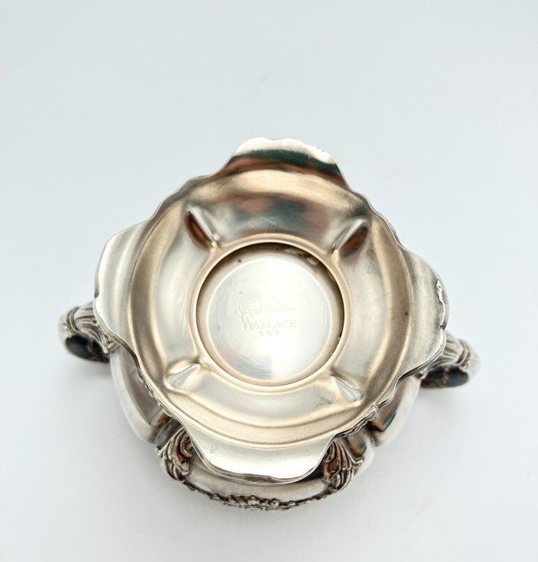 Silver Plate Handled Sugar 'Christopher Wren' by Wallace Silver Co. -A31543