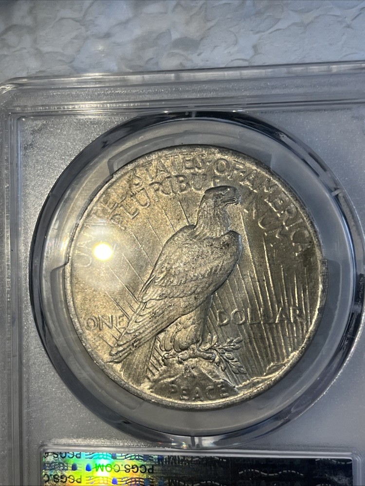 1923 Peace Silver $1 Dollar PCGS Certified MS63 Coin
