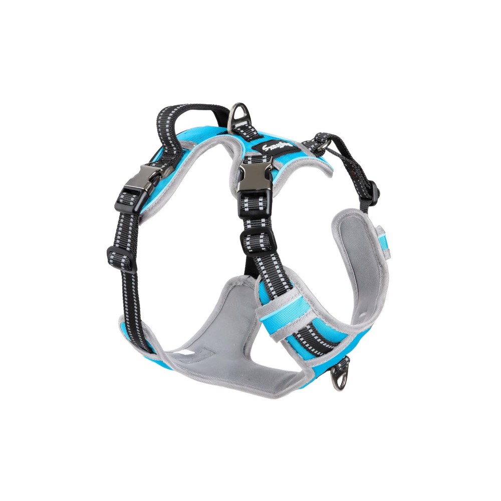 - Step-in Dog Harness - for Medium Dogs - Soft Padding & Reflective Trim - Ad...