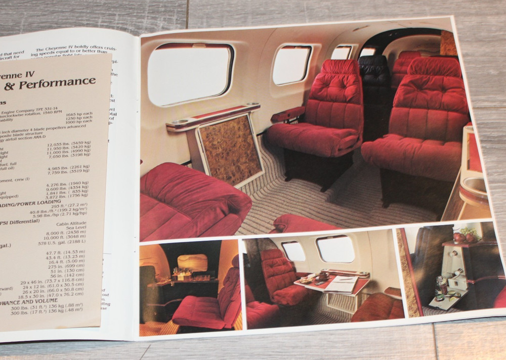 Cheyenne IV Brochure (Piper airctaft)