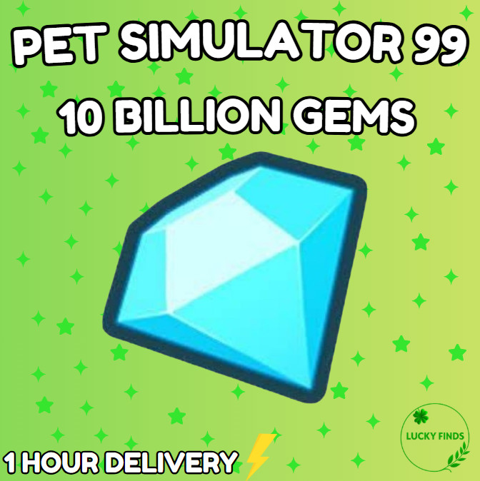 🔥💎 10 BILLION GEMS (PS99) 🔥PET SIMULATOR 99 - CHEAPEST!⚡💸