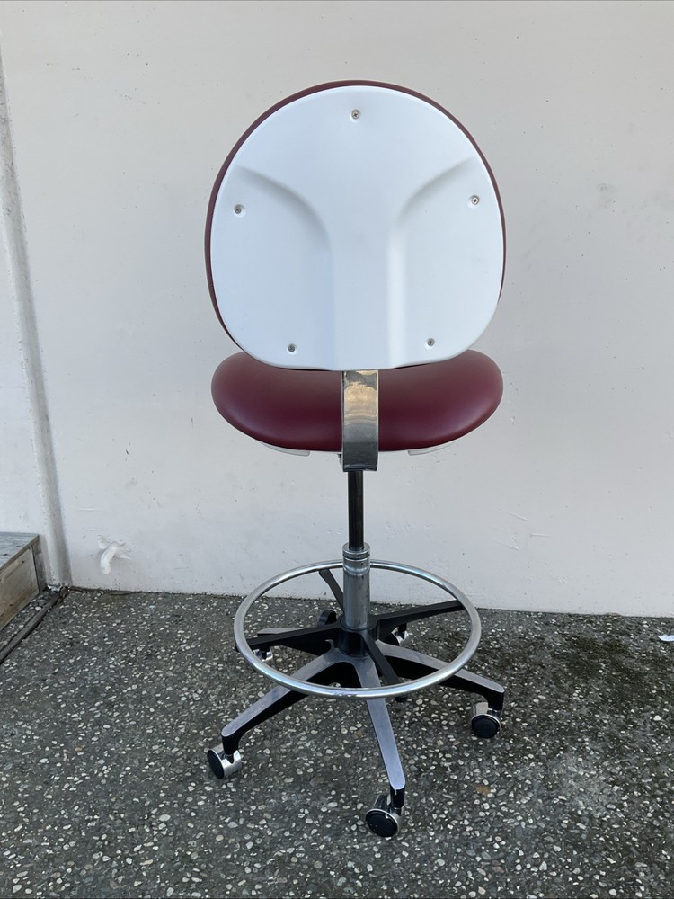 Belmont Dental Stool Doctor Assistant Ergonomic Adjustable Leather Stool