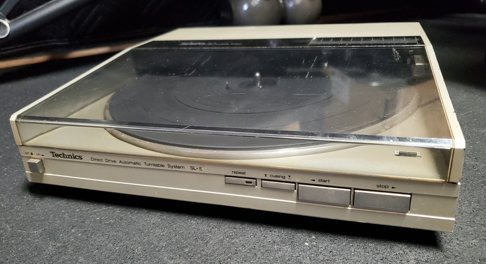 Technics SL-5 Direct Drive Linear Tracking Turntable - RESTORED!