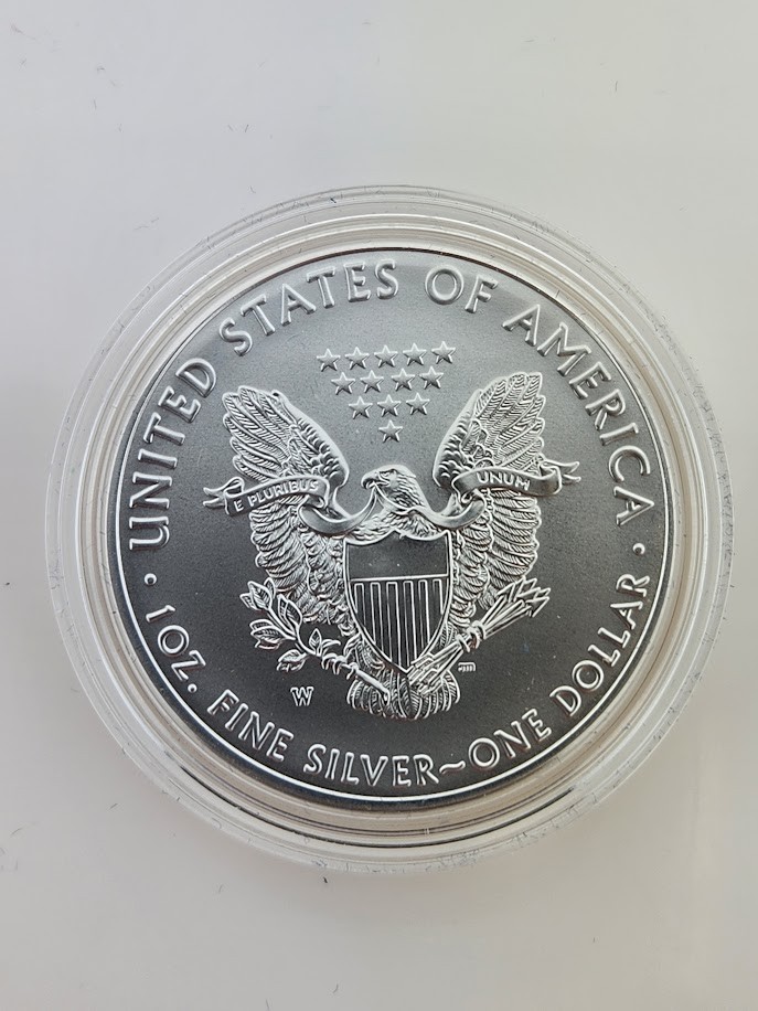2016-W Burnished American Silver Eagle, OGP