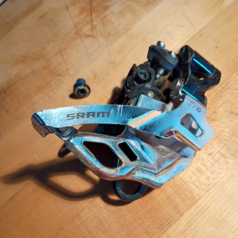 2016 Specialized FSR Comp "Taco Blade" SRAM X7 2x10 front derailleur bottom pull