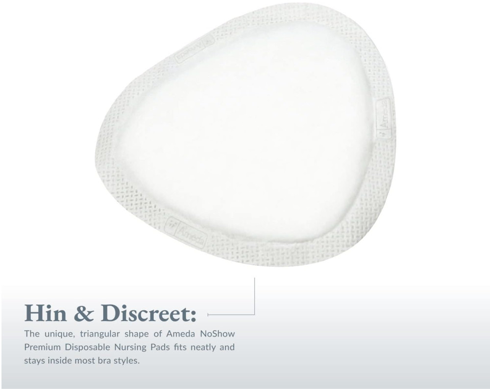 Ameda Noshow Premium Disposable Nursing Pads, 30-Count