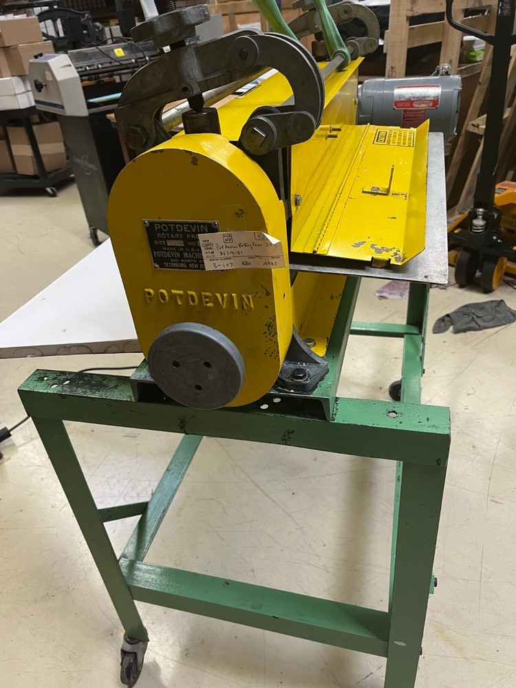 Potdevin 24" Rotary Press with floor stand