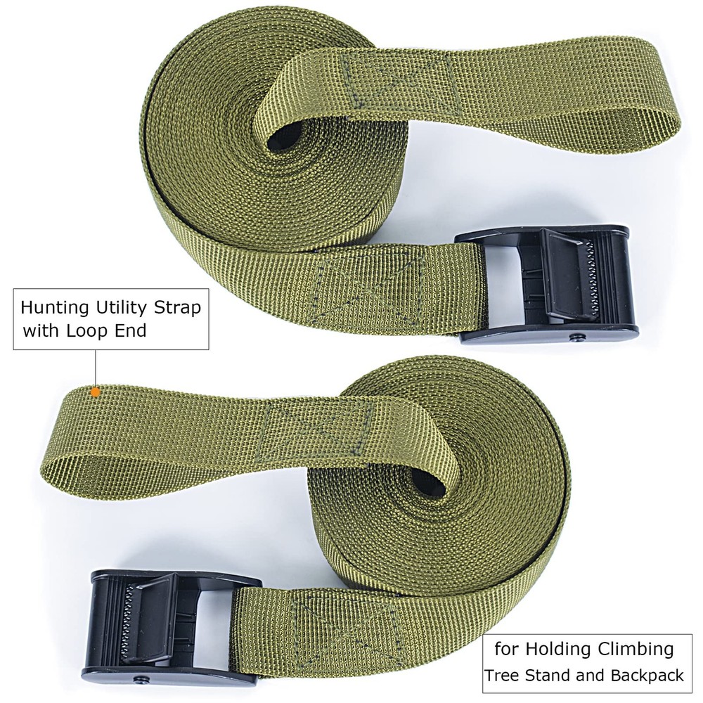 Tree Stand Stabilizer Straps Tree Stand Accessories Hunting Utility Strap wit...