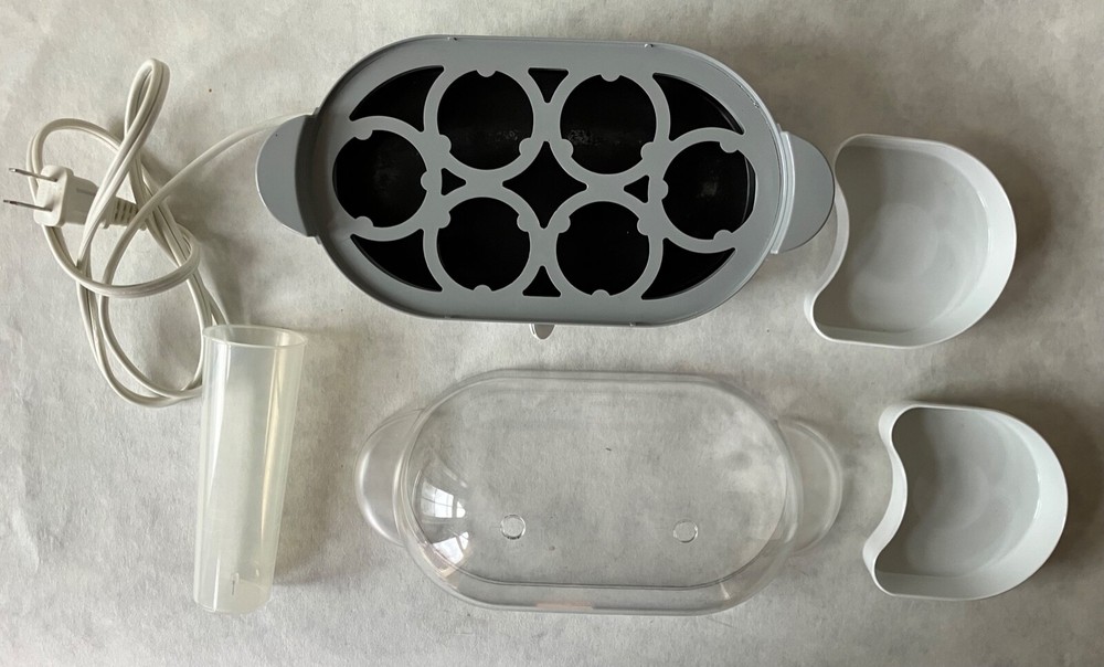 Salton Great Eggs Electric Egg Poach & Boil, Model EG1, 6 Eggs, EUC
