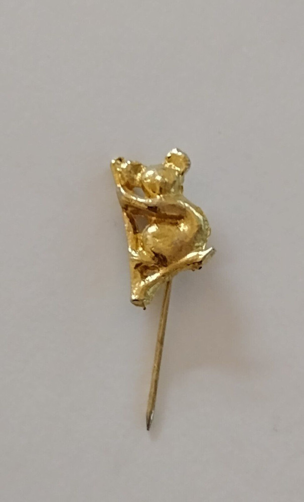 Koala Bear Gold Toned Short Stickpin
