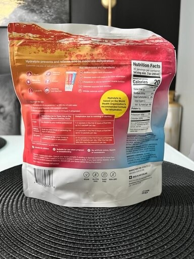 Hydralyte Advanced Hydration Electrolyte Powder 30 Packets EXP 2/24