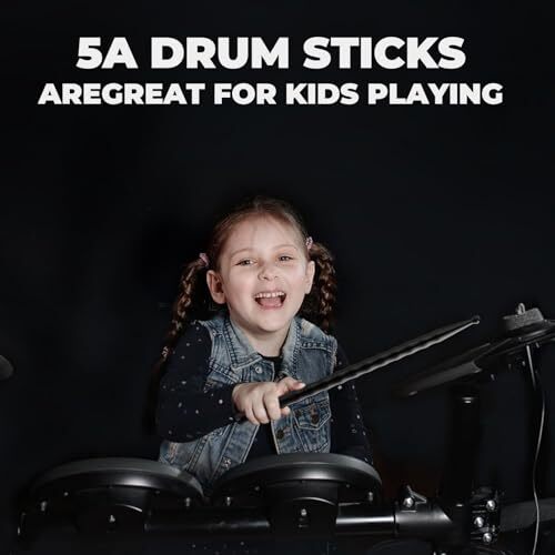 Drum Sticks 5A Drumstick 2 Pack Carbon Fiber Drumsticks