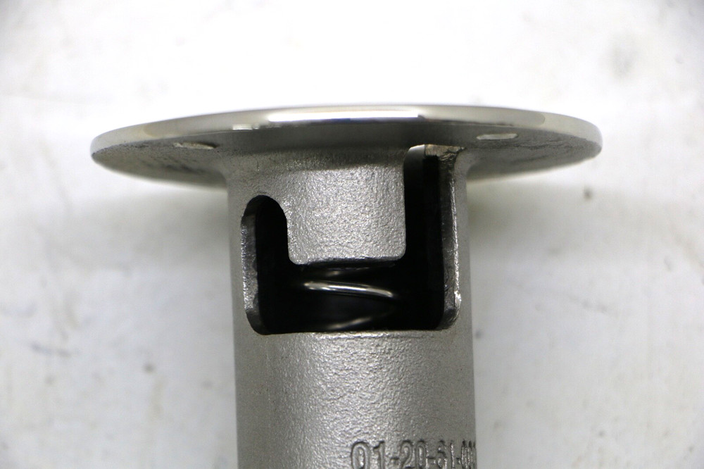 Marine Boat Spring Loaded Drop in Seat Back Rest Socket Base Mount Stainless