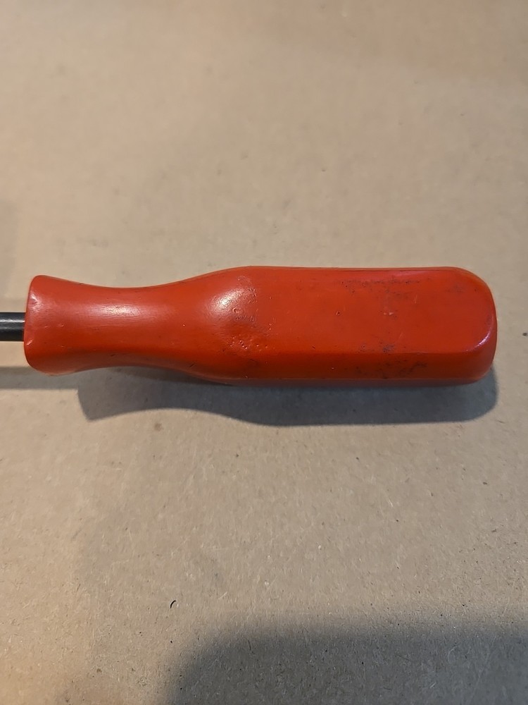 Mac Tools 1/4" Magnetic Bit Driver Red Handle USA MISSING END CAP PM84A