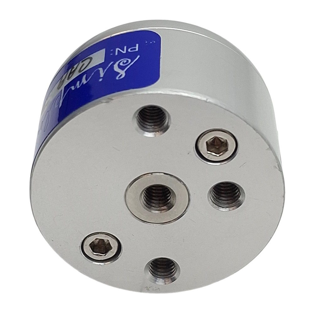 Blockwise CAA Simpluer Panel-Mount Luer Fitting Quick Connector, 80psi, #10-32
