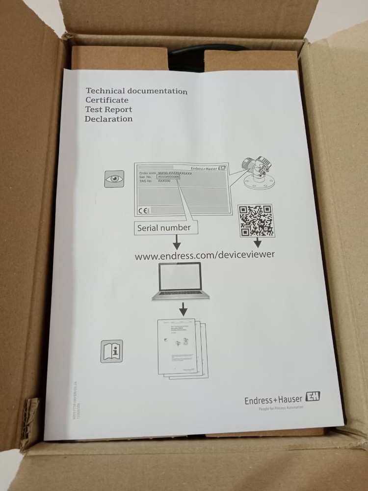ENDRESS + HAUSER FMR20B RADAR LEVEL TRANSMITTER