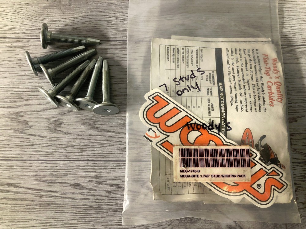 Woodys Mega-Bite 1.740" Studs - 7 Count