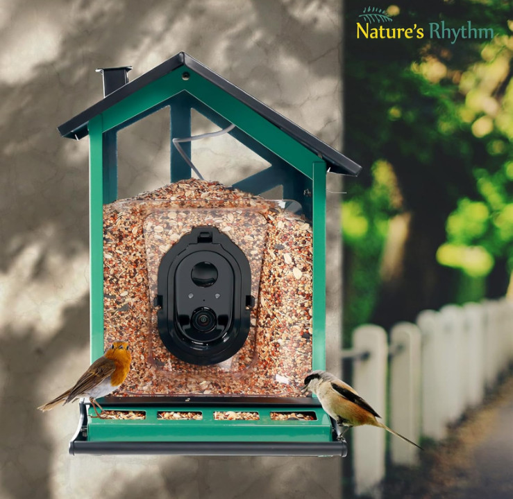 Bird Feeder Squirrel-Proof Bird Feeder With camera/ +EXTRA CAMERA/READ