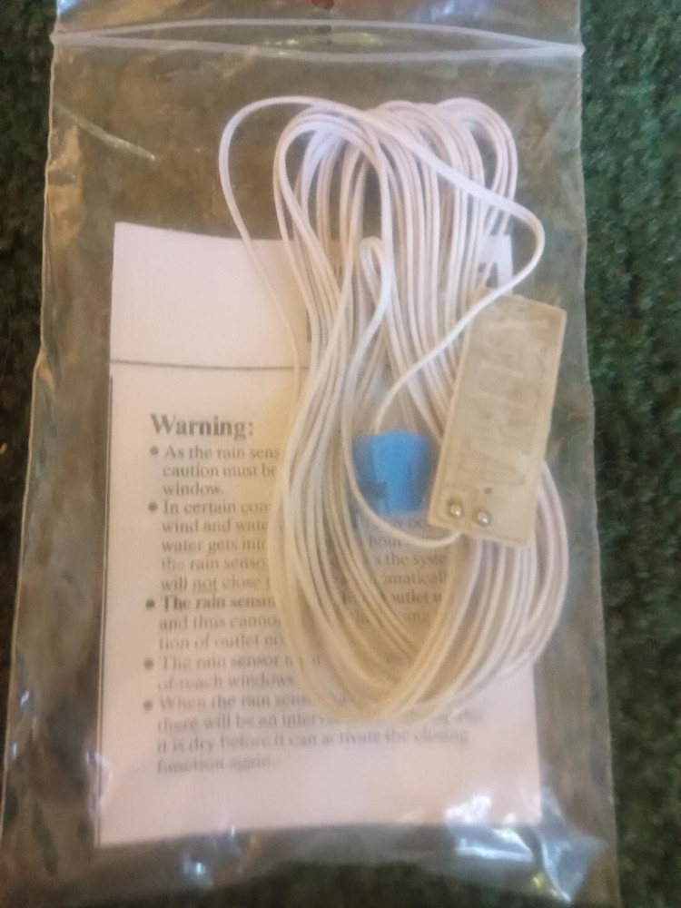 Velux Kez-120 Rain Sensor New with Wire & Hardware First Generation Discontinued