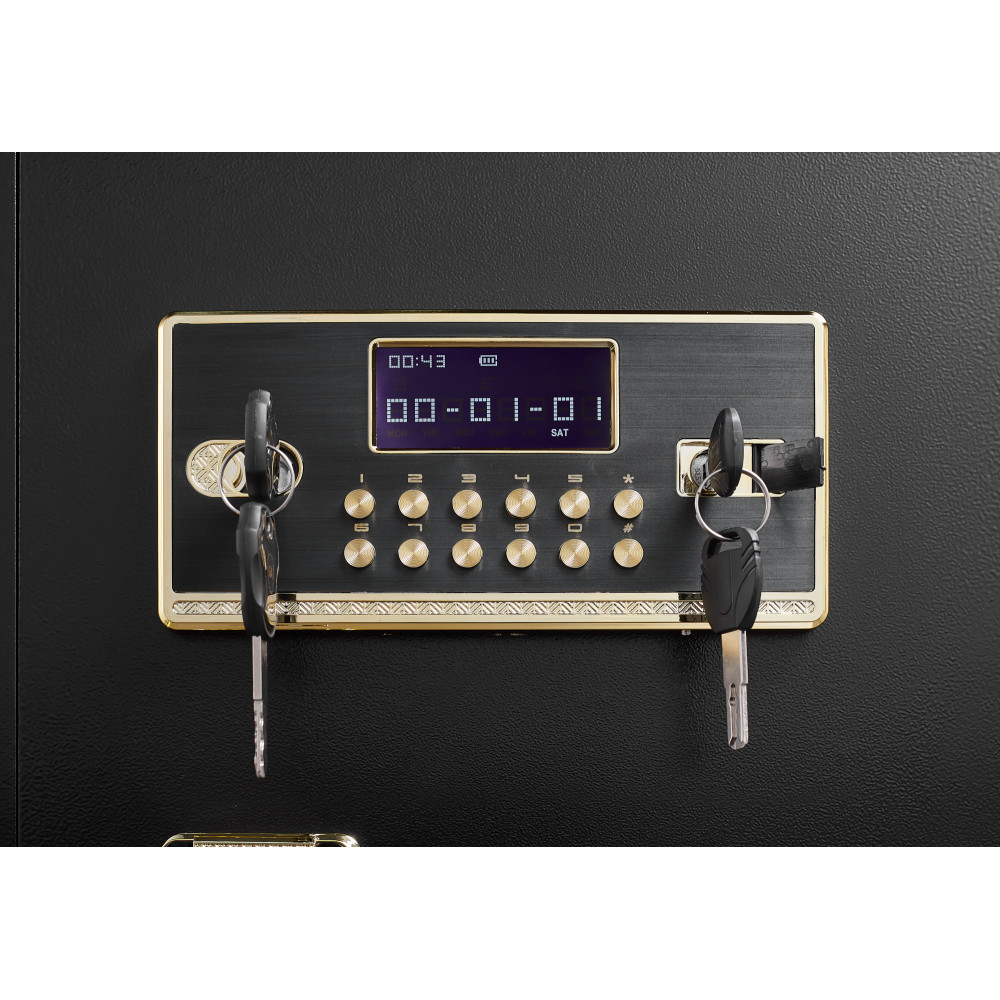 Solid Steel Home Safe Digital Security Safe for Documents Money