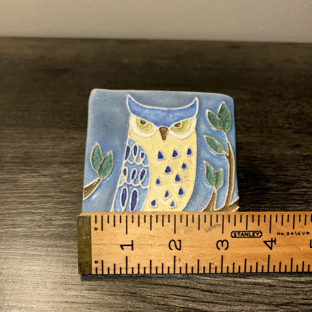 Bulson 2014 Tile Owl on Branch