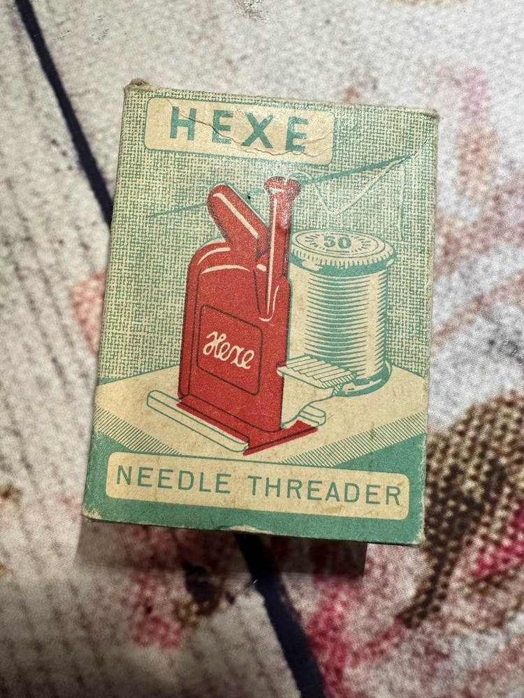 Vintage Witch Automatic Needle Threader lnstructions Germany