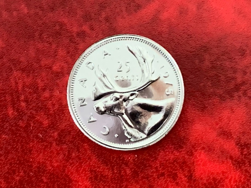Canada 25 Cent 1975 Specimen Coin-Uncirculated
