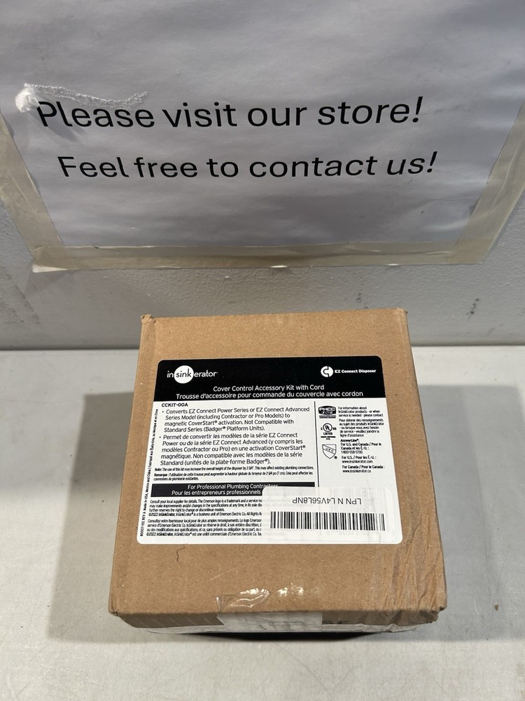 CCKIT-00A Insinkerator Cover Control Accessory Kit with Cord New OEM InSinkerat