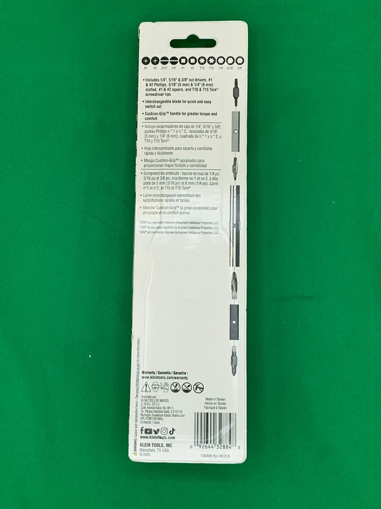 Klien Tools 11-1 SCREWDRIVER/NUT DRIVER