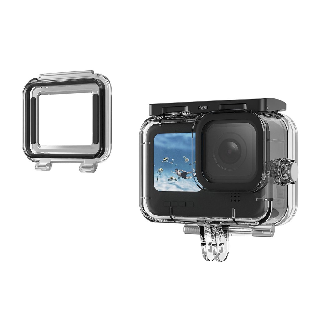 1x 45M Waterproof Protective Case Combo Hydrophobic Coating Blur-free Shooting e