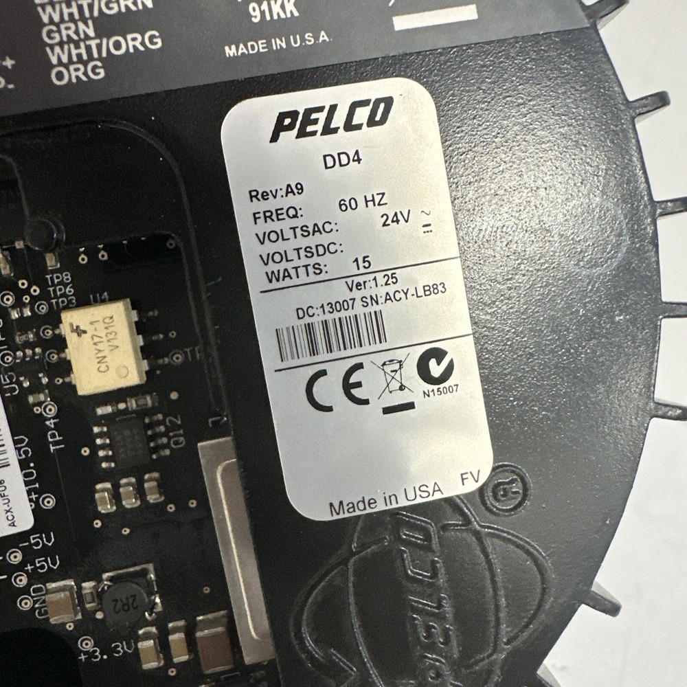 Genuine Pelco DD4 Spectra Mini Security Surveillance Dome Camera - Black