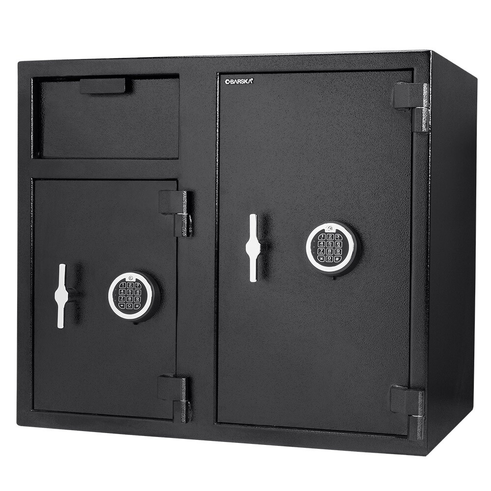 Barska AX13316 Two Lock Keypad Depository Safe