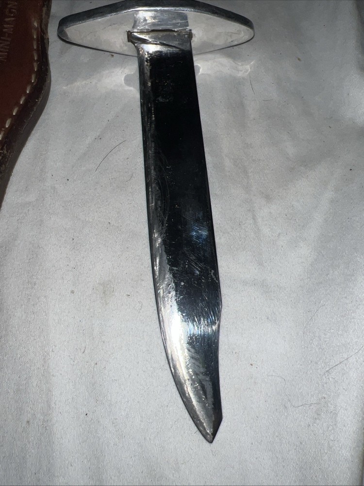 Custom/Homemade Bowie knife Antler Handle needs cap