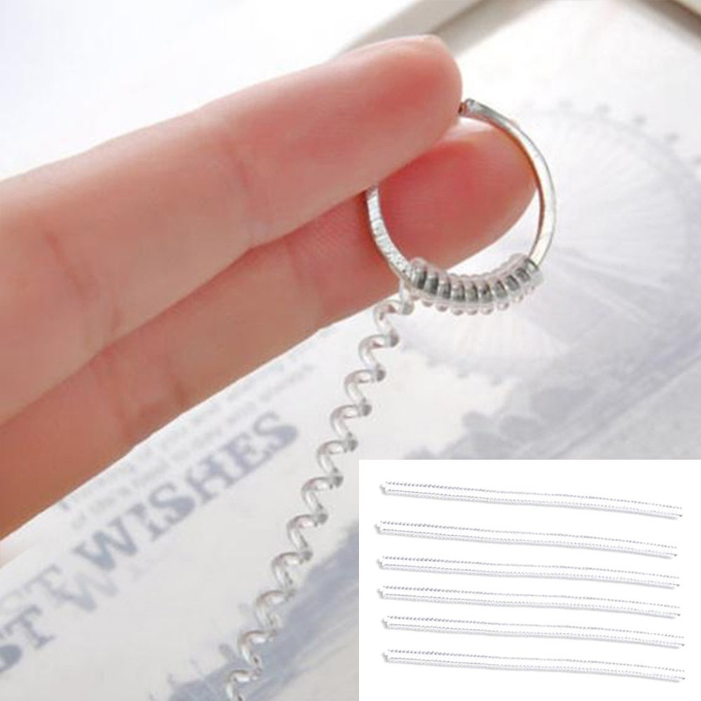 12 Pcs Ring Size Reducer Transparent TPU Adjuster