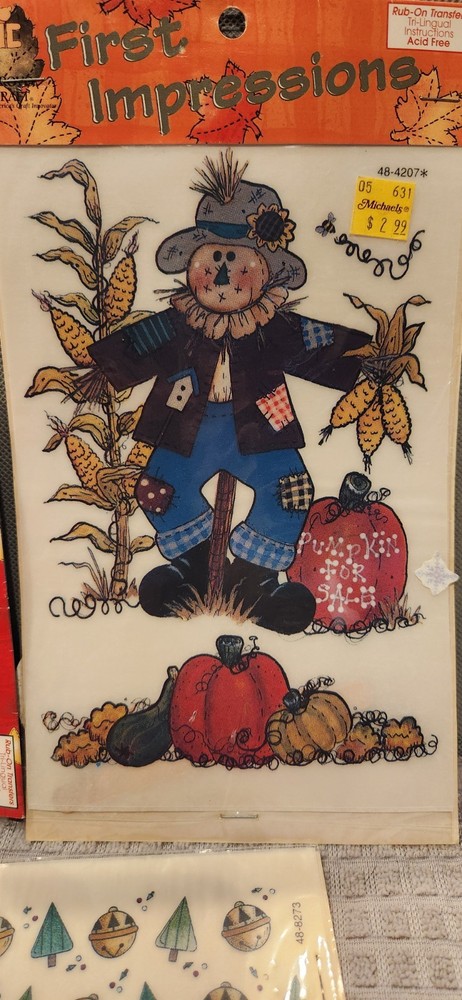 Vtg Transfers ( Rub On)