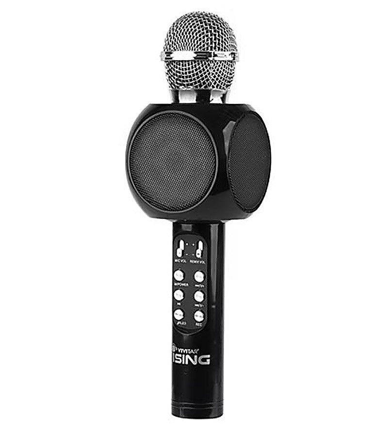 All in One Karaoke Machine Microphone & Speaker with Lights & Bluetooth