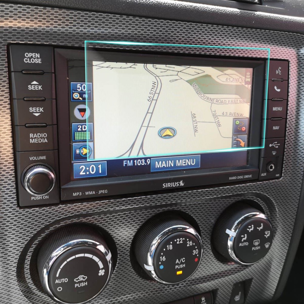 Crystal Clear Screen Protector for 2014 Dodge Challenger 6.5" Navigation