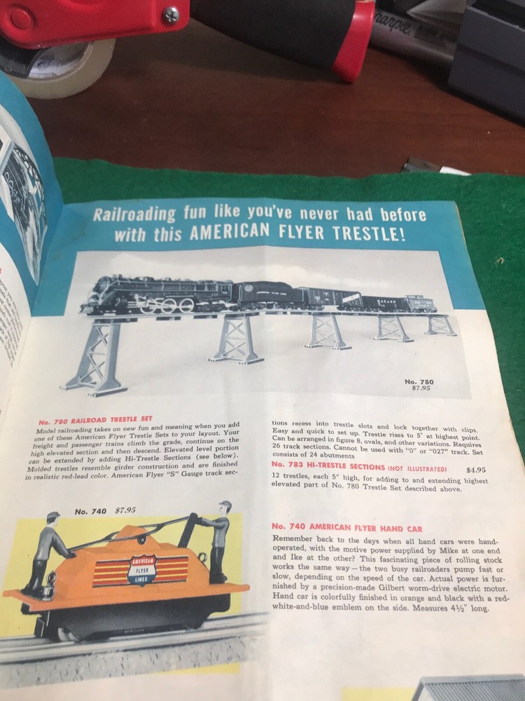Gilbert 1954 Catalog Good Condition (HO37120)