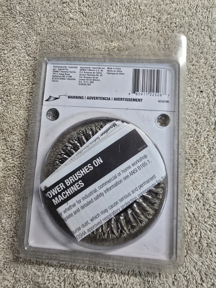 Dewalt Stainless Stringer Wheel