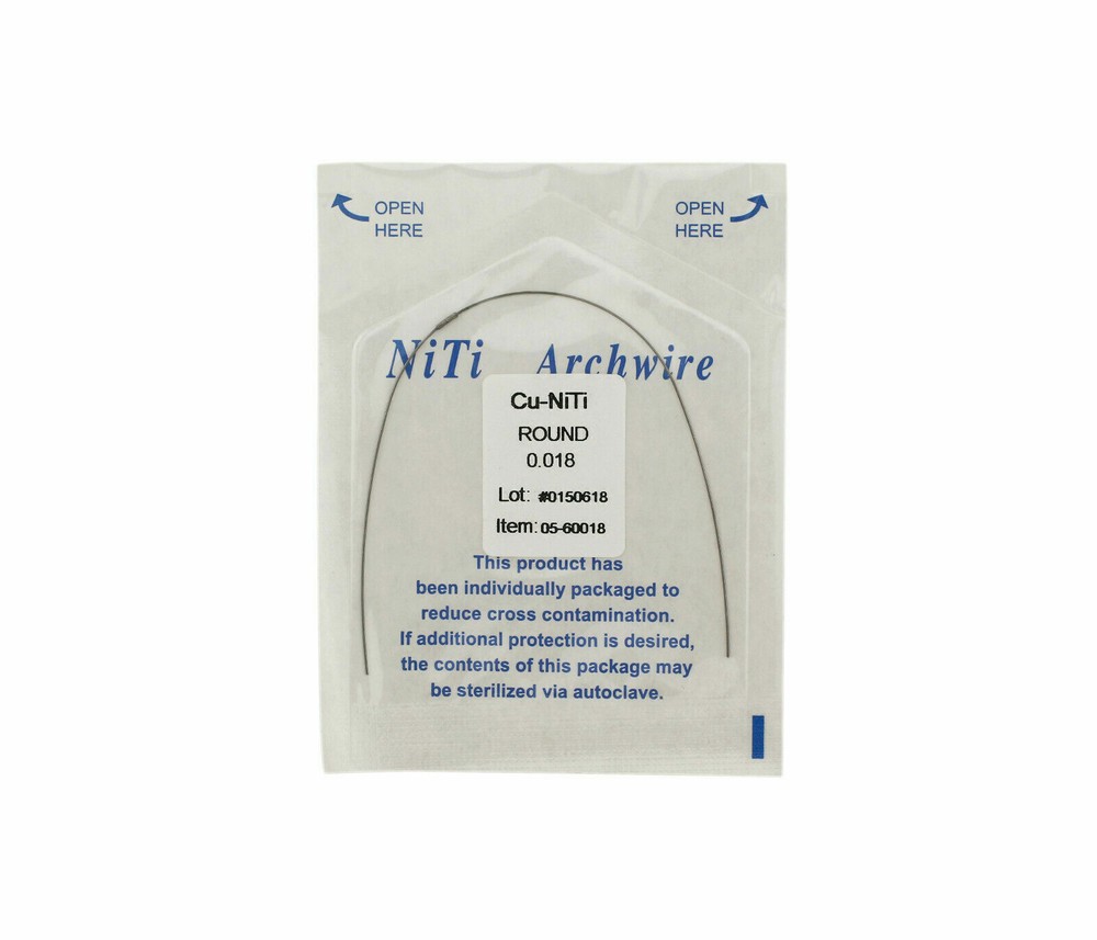 Dental Orthodontic Cu-Niti Arch Wires With Stops Round/Rectangular Ormco DAMON