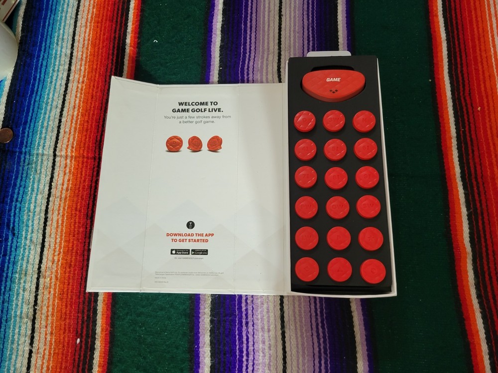 Game Golf Live GPS Shot Digital Tracking System BlueTooth Enabled Tracker