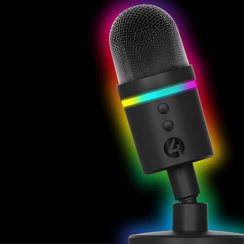 PC Accessory: 4Gamers Light Up Streaming Microphone [New ] Playstation 5