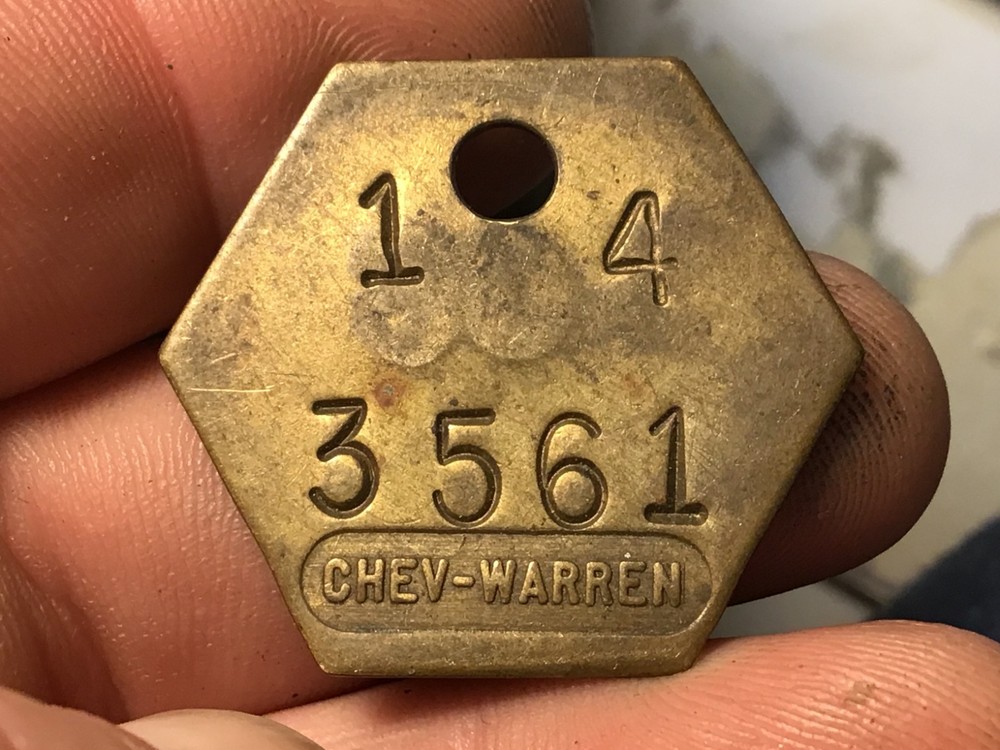 Vintage GM Chevrolet Warren Tool Check