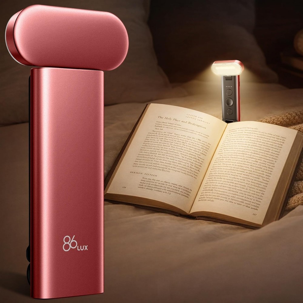 Book Light, Reading Light for Book in Bed, USB Rechargeable LED Night Light w...