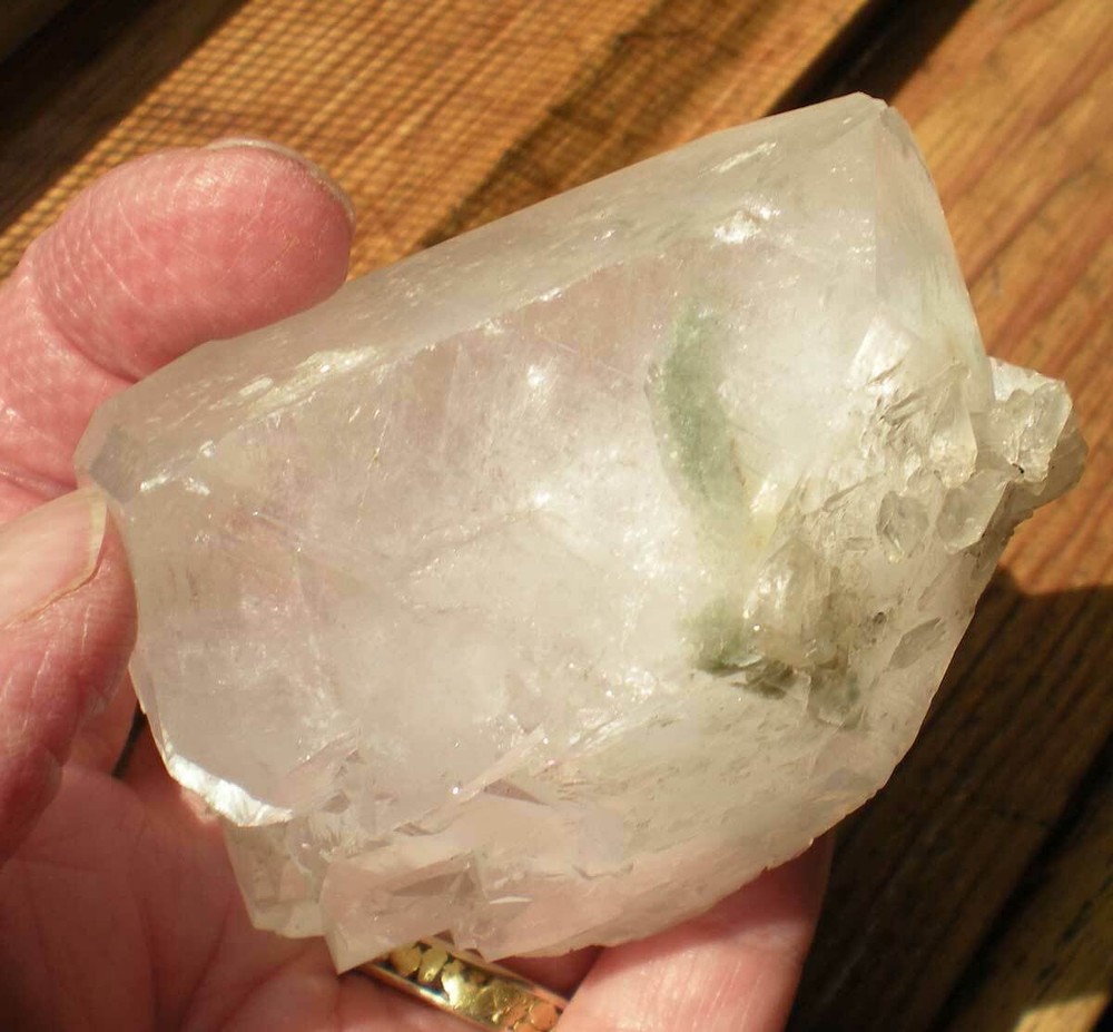 Clear Quartz Crystal - Double Terminated xt211