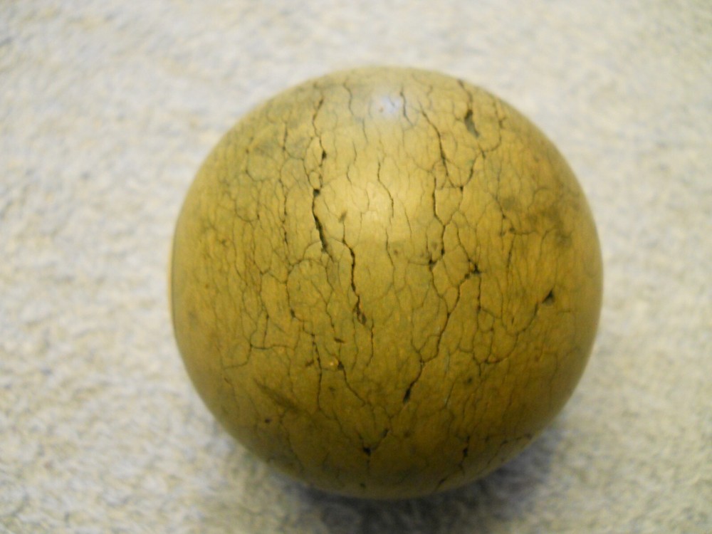 Vintage Clay Billiard Ball- #6