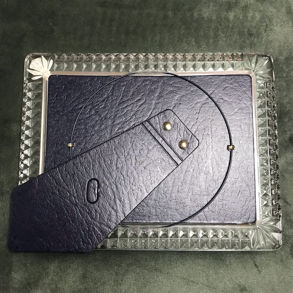 Vintage Crystal d'Arques Clear Crystal Photo Frame