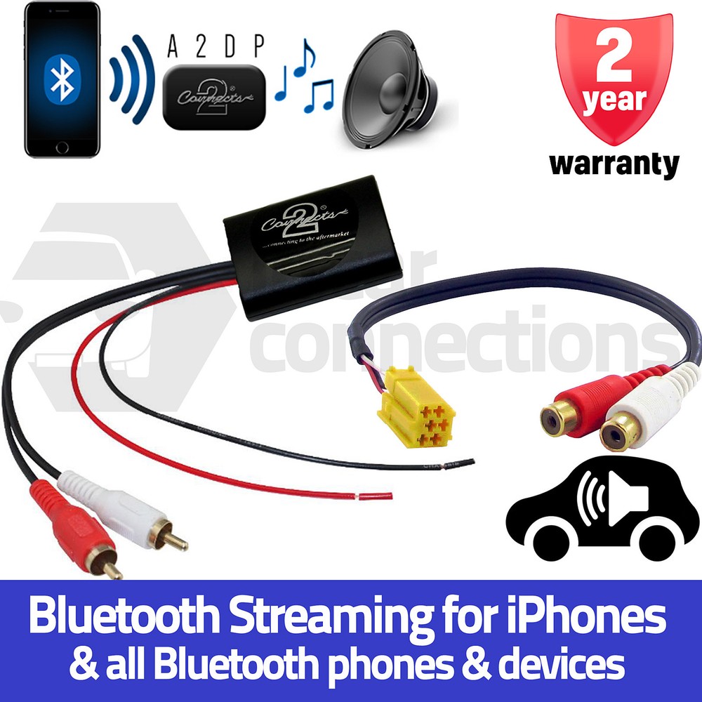 Alfa Romeo 159 Bluetooth A2DP Music Streaming Interface Adapter car AUX input