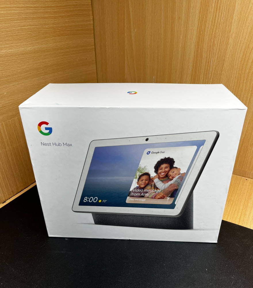 Google Nest Hub Max 10" Smart Home Display Speaker Google Assistant Chalk