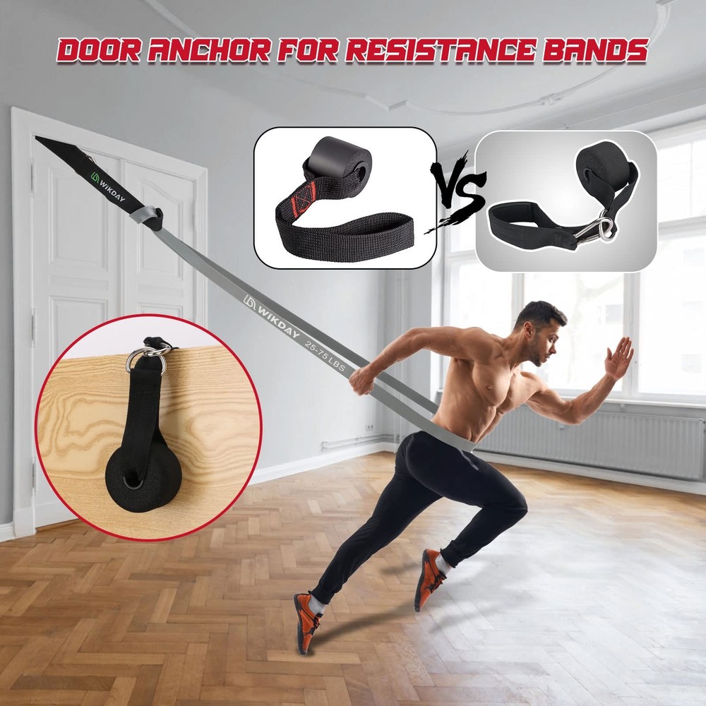 WIKDAY Resistance Bands, Pull Up Bands, Workout Bands for Exercise, Thick Hea...